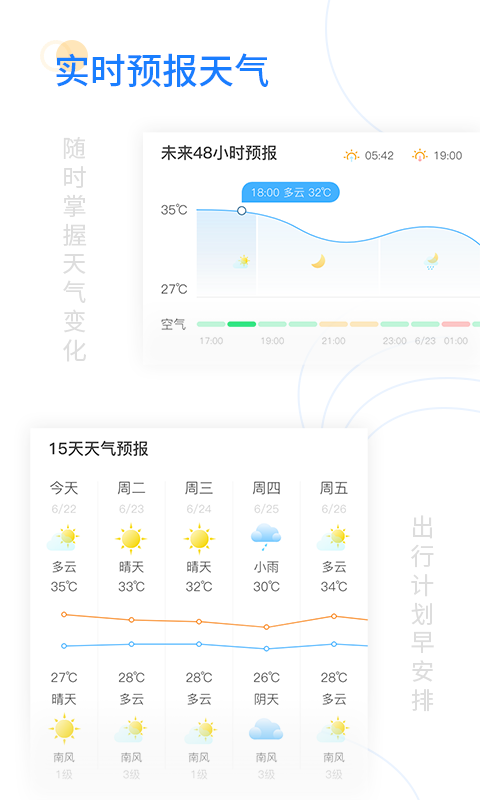 轻简实时天气下载