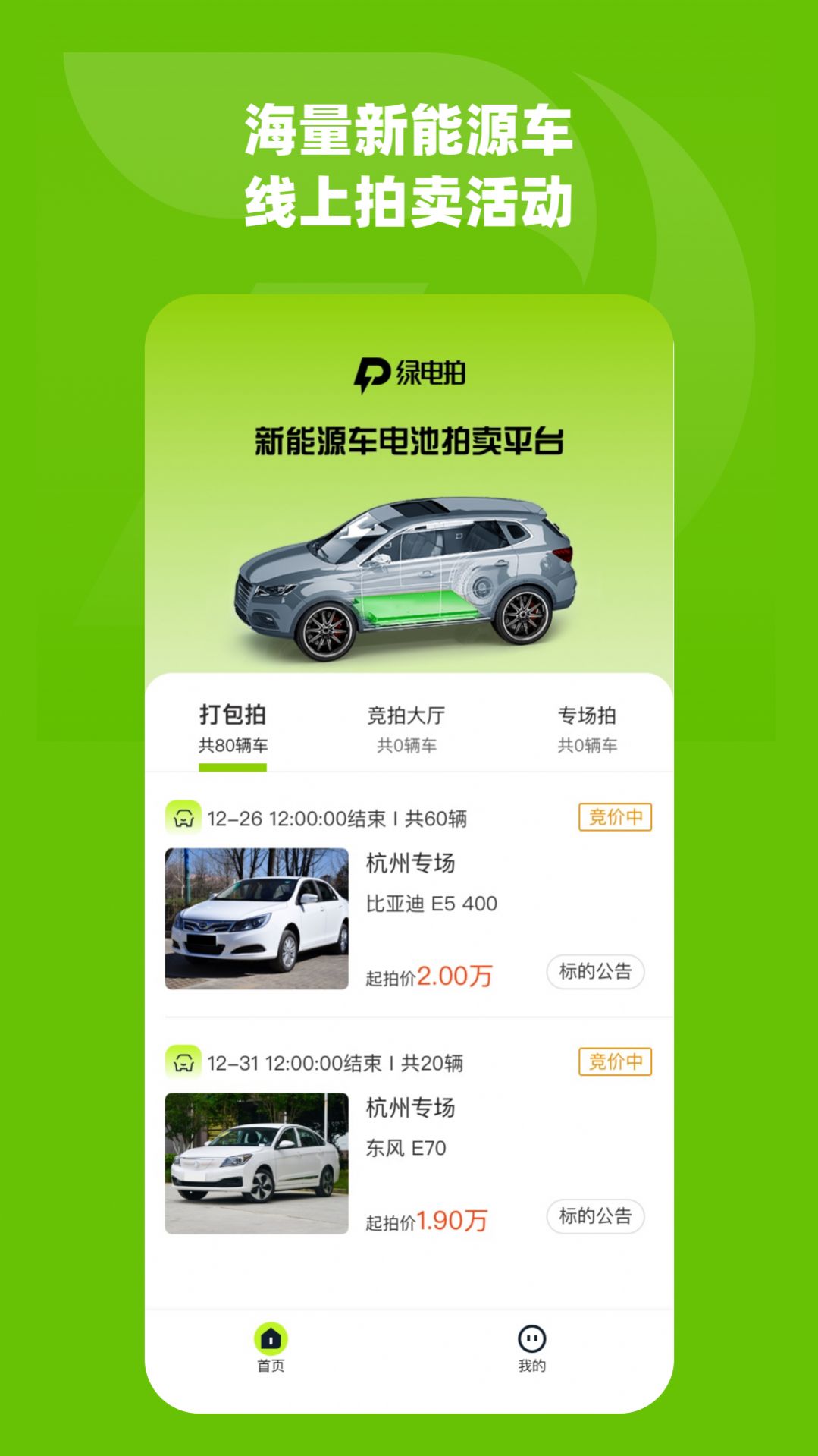 绿电拍新能源汽车拍卖app官方版图片2