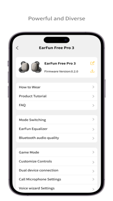 Earfun audio APP