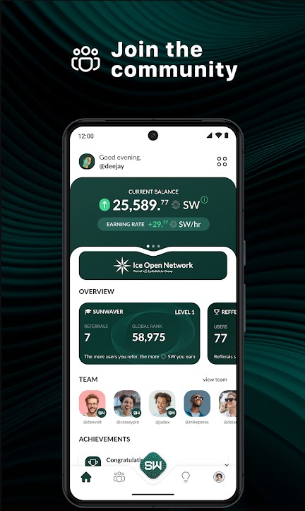 sunwaves token app earn money apk download for android图片1