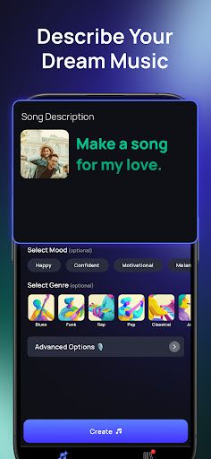 Donna AI Song & Music Maker mod apk 1.0.7 premium unlocked图片1