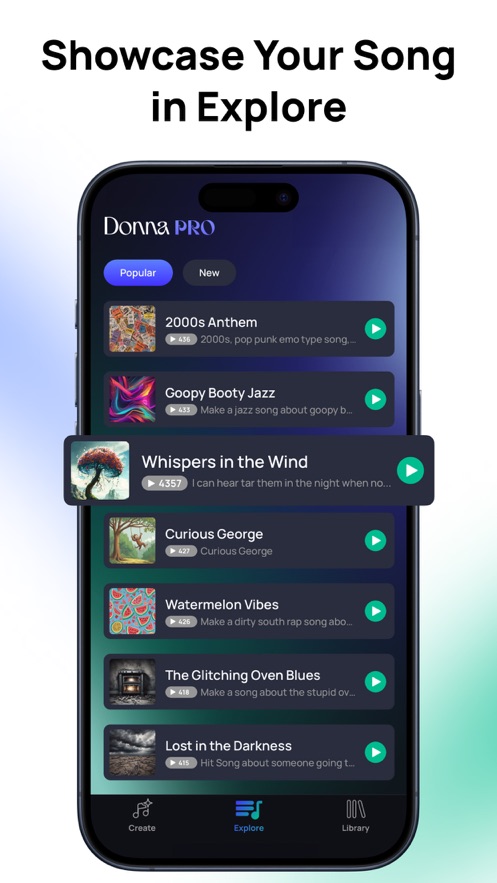 Donna AI music mod apk 1.0.11 premium unlocked latest version图片1