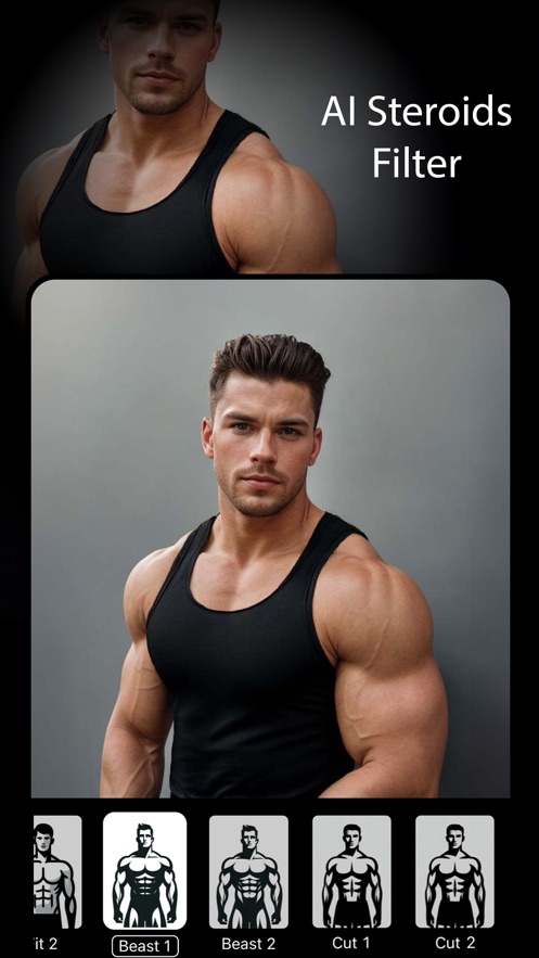 Download GigaBody AI Muscle filter 0.51.0 APK Premium Unlocked for Android图片2