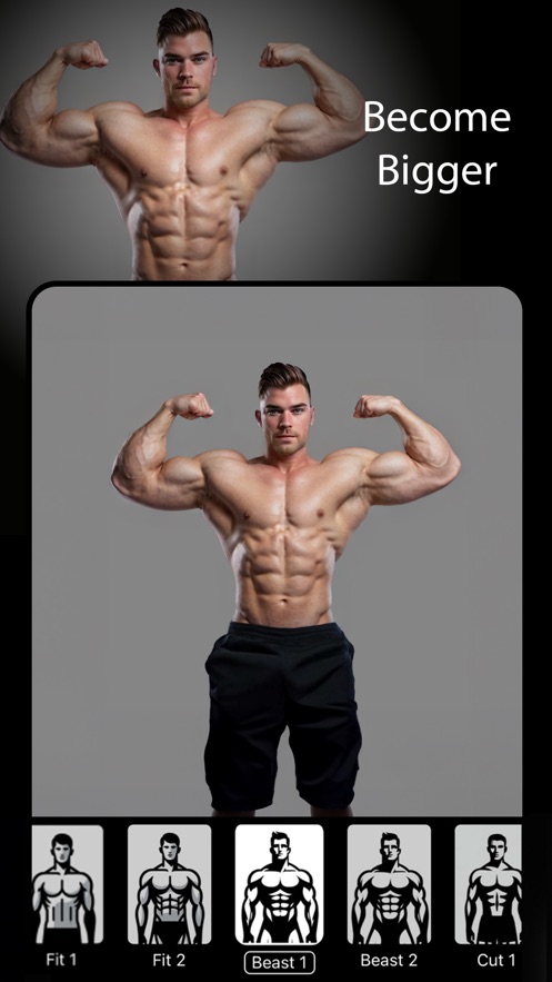 Download GigaBody AI Muscle filter 0.51.0 APK Premium Unlocked for Android图片1