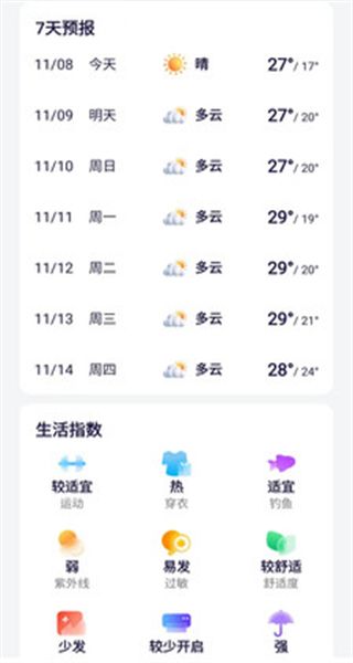 萤火虫天气日历app官方版图片1