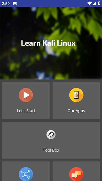 learn kali linux app